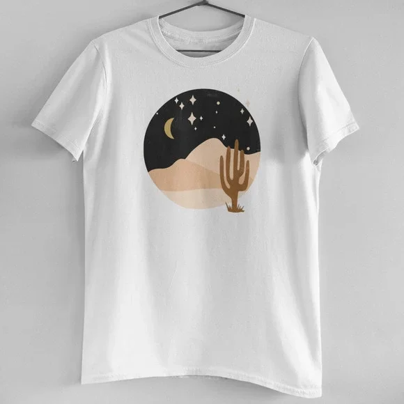 Round Midnight Desert Mountains Tee - Picture 1 of 5